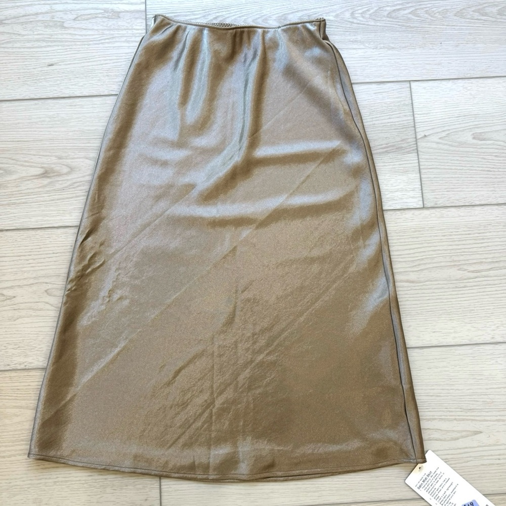 Lululemon Athletica Tan Midi Pencil Skirt